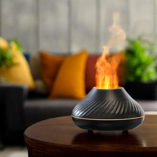Etherische Olie Diffuser met LED Vlam Effect