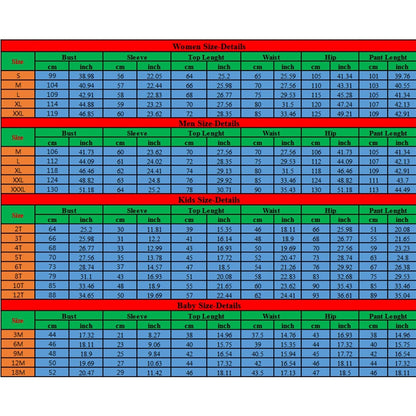Familie Kerst Pyjama's Slaapset