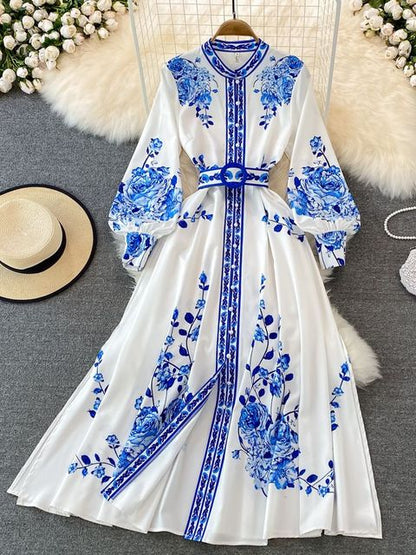 Lange jurk dames – Elegante jurk voor bruiloft, feest en casual stijl
