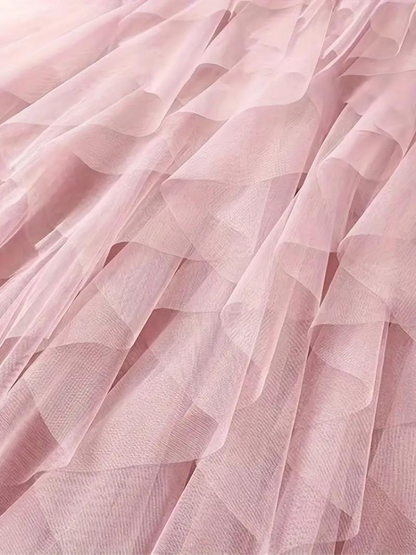 Rimpel-Mesh-Rok Dames – Elegante Rimpelrok voor Feestelijke Gelegenheden