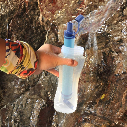 Filterrietje voor waterfiltering