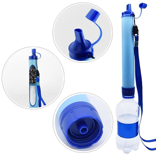 Filterrietje voor waterfiltering