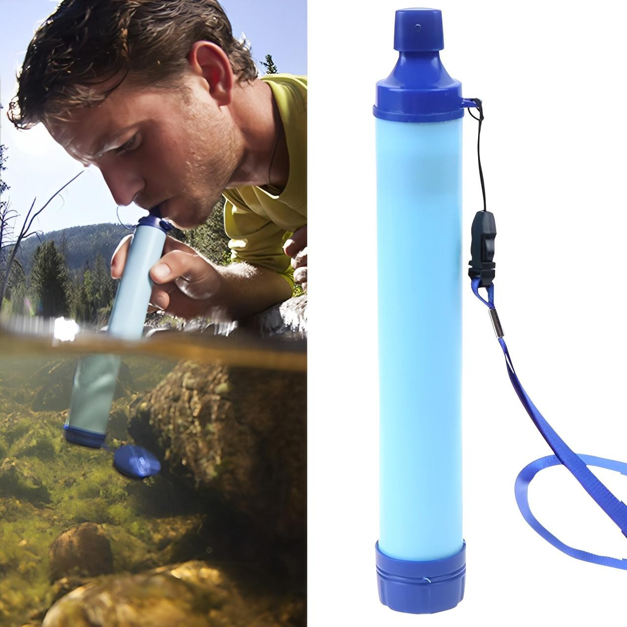 Filterrietje voor waterfiltering