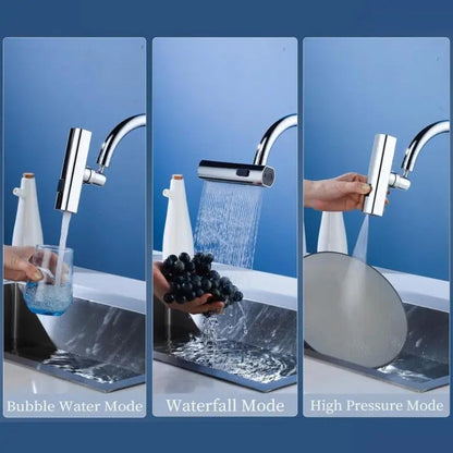 Flexibele Waterfall Keukenkraan met Meerdere Spuitmodi