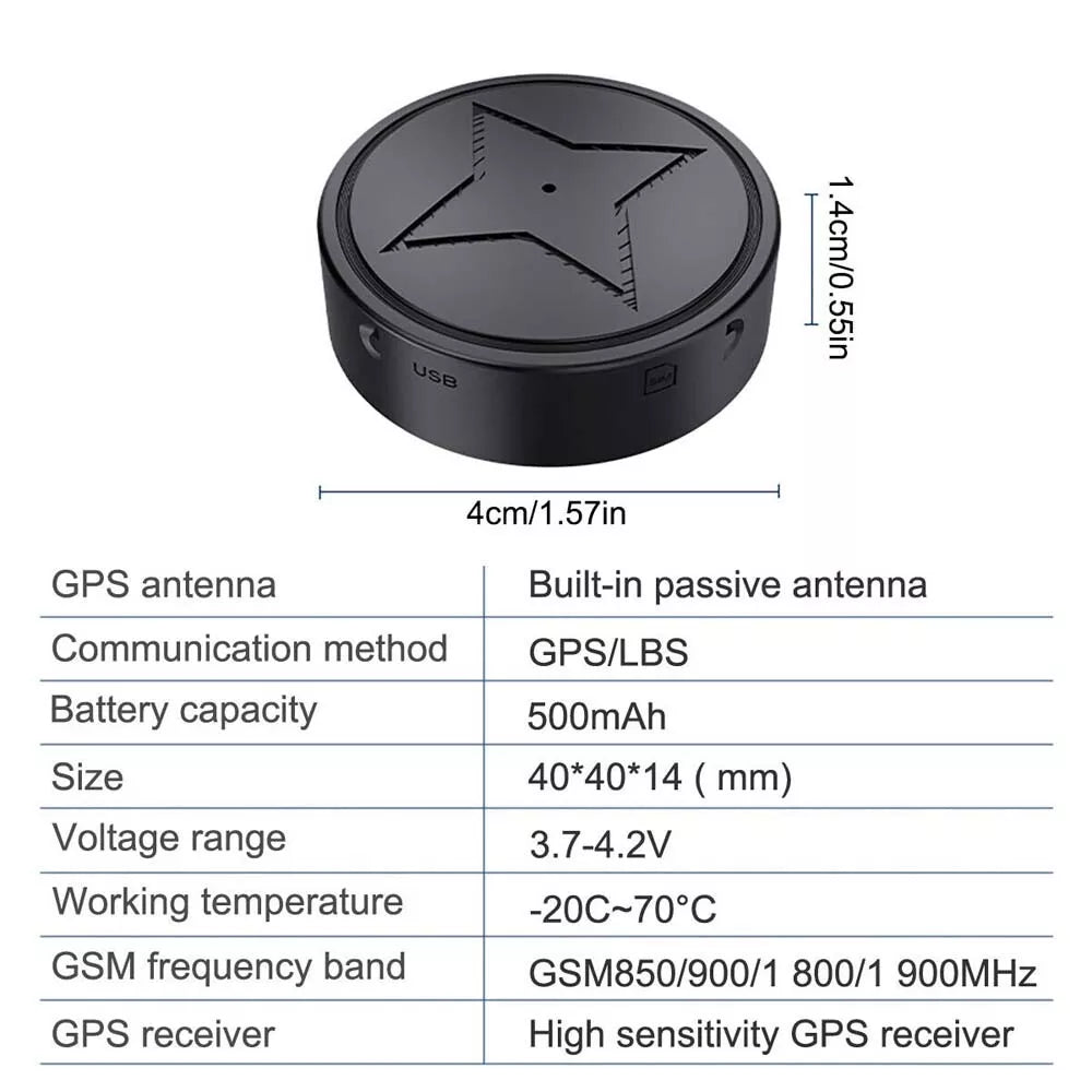GPS Tracker Magnetisch Mini Volgsysteem Voertuigen