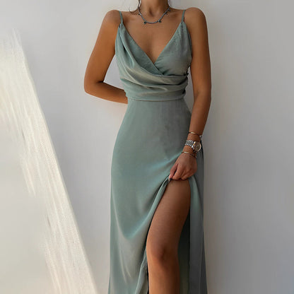 Zomerjurk Lange Elegante Jurk – Stijlvolle Jurk voor Feest en Casual Dagen