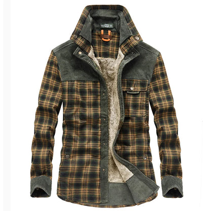 Heren Ruit Jacket – Stijlvolle jas met borstzak voor casual en formele gelegenheden