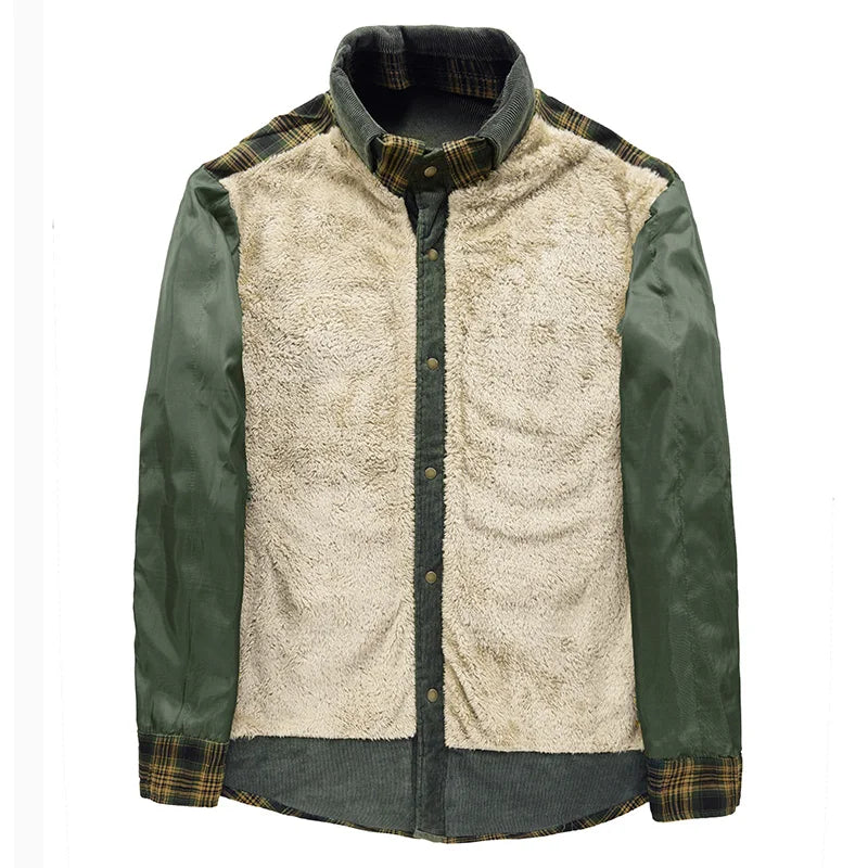 Heren Ruit Jacket – Stijlvolle jas met borstzak voor casual en formele gelegenheden