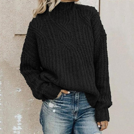 Trui Dames – Elegante gebreide trui met ronde hals voor elke gelegenheid