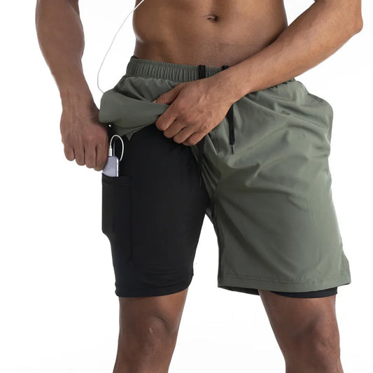 Hardloop Shorts met Liner – Comfortabele Sportshorts met Telefoonzak voor Actieve Dames