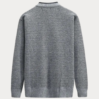 Heren trui V-hals met zakken – Gebreide trui voor casual en stijlvolle looks