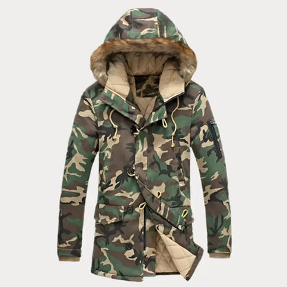 Camouflage-Hooded Jacket Heren – Waterdichte en Ademend Jas voor Buiten