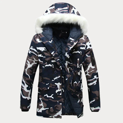 Camouflage-Hooded Jacket Heren – Waterdichte en Ademend Jas voor Buiten