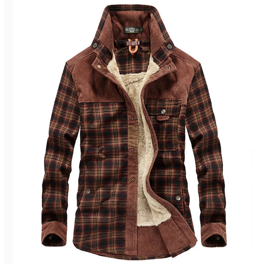 Heren Ruit Jacket – Stijlvolle jas met borstzak voor casual en formele gelegenheden