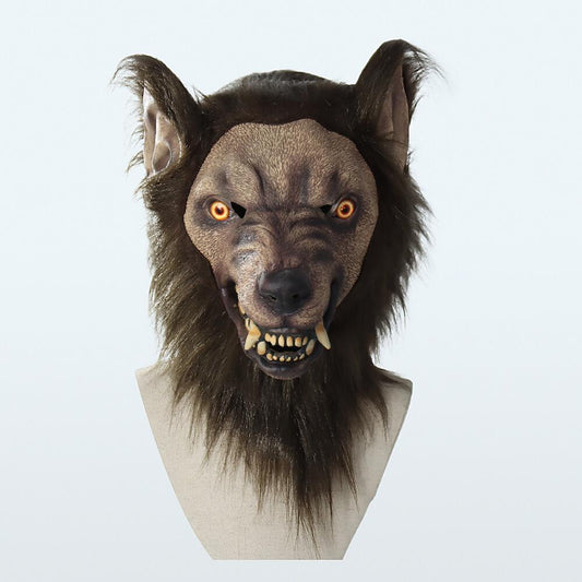 Weerwolf Masker Halloween Kostuum Hoofd