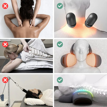 Halsmassager Elektrisch Nekmassageapparaat
