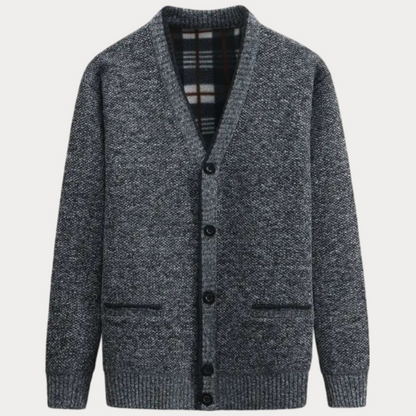 Heren trui V-hals met zakken – Gebreide trui voor casual en stijlvolle looks