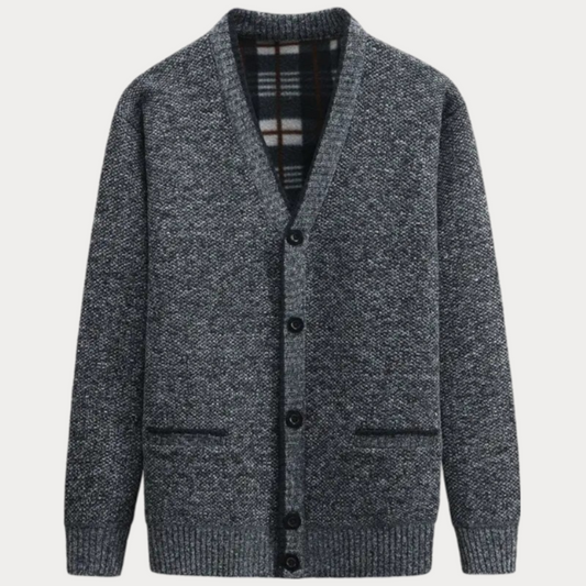 Heren trui V-hals met zakken – Gebreide trui voor casual en stijlvolle looks