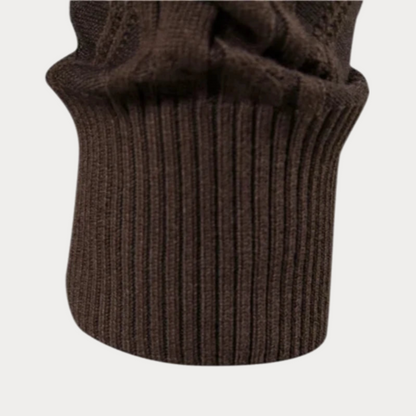 Heren Cardigan V-hals – Stijlvolle Knopen Cardigan van Katoen voor Casual en Formeel