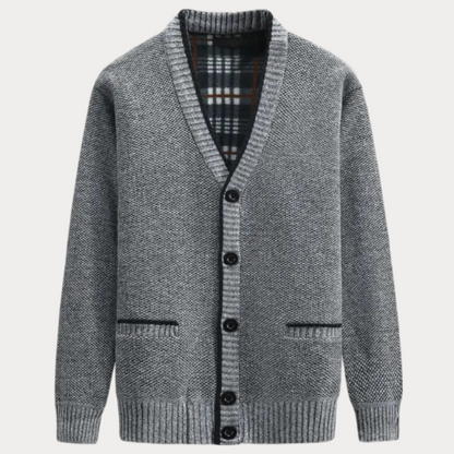 Heren trui V-hals met zakken – Gebreide trui voor casual en stijlvolle looks