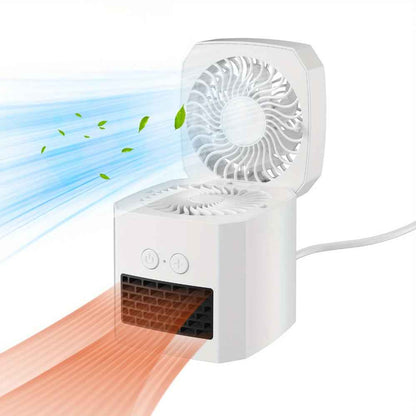 Desktop Elektrische Heater en Koelventilator Combinatie