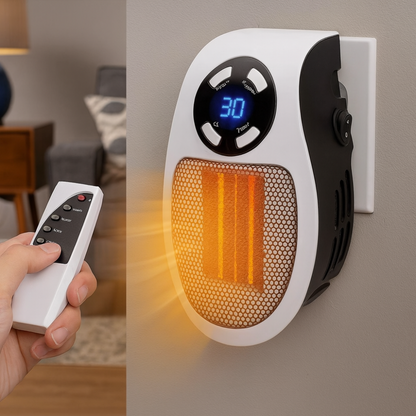 Mini Muur Elektrische Verwarming met Afstandsbediening