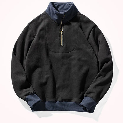 Overgrote Quarter-Zip Pullover Heren – Comfortabele en Stijlvolle Truien voor Herfst