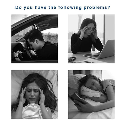 Hoofdmassage apparaat voor migraine hoofdpijn