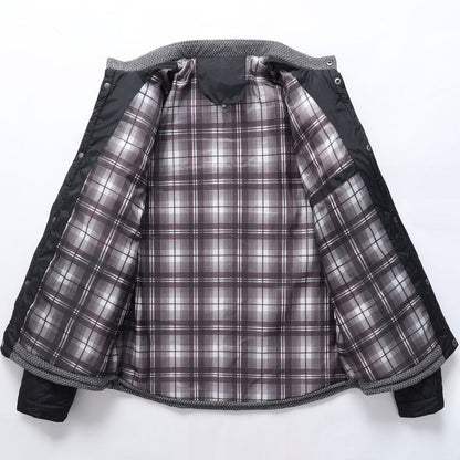 Heren Steppjacke – Warme gewatteerde jas voor heren met capuchon en trendy design