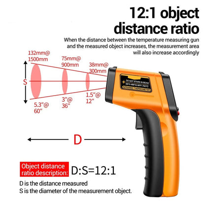 Infrarood Laser Thermometer Digitale Temperatuurmeter