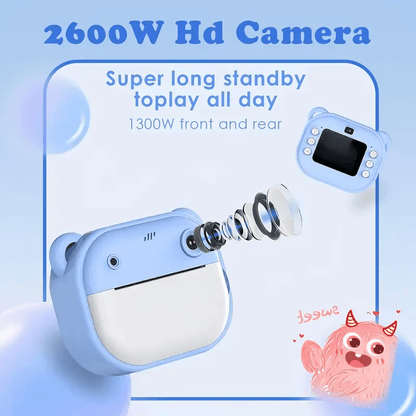 Instantcamera met Printer Draagbare Inktloze Fotoprinter Compact