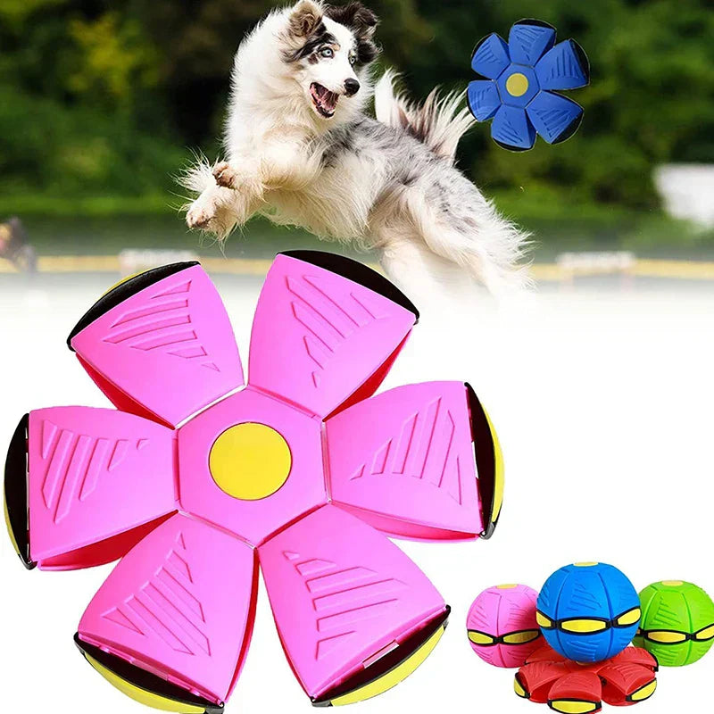 Interactief Honden Speelgoed Rubber Vliegende Schijf Bal