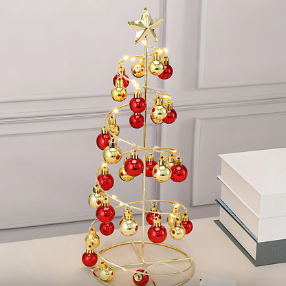 Kerstdecoraties Spiraal Tafelboom Ornamenten