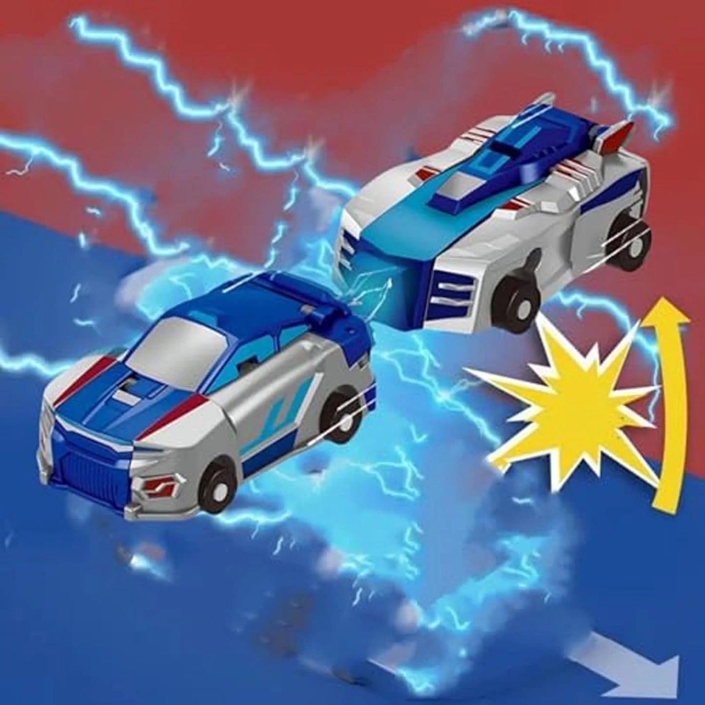 Dinosaurussen Magnetische Auto Set 2-in-1 Transformer Auto Kinderen