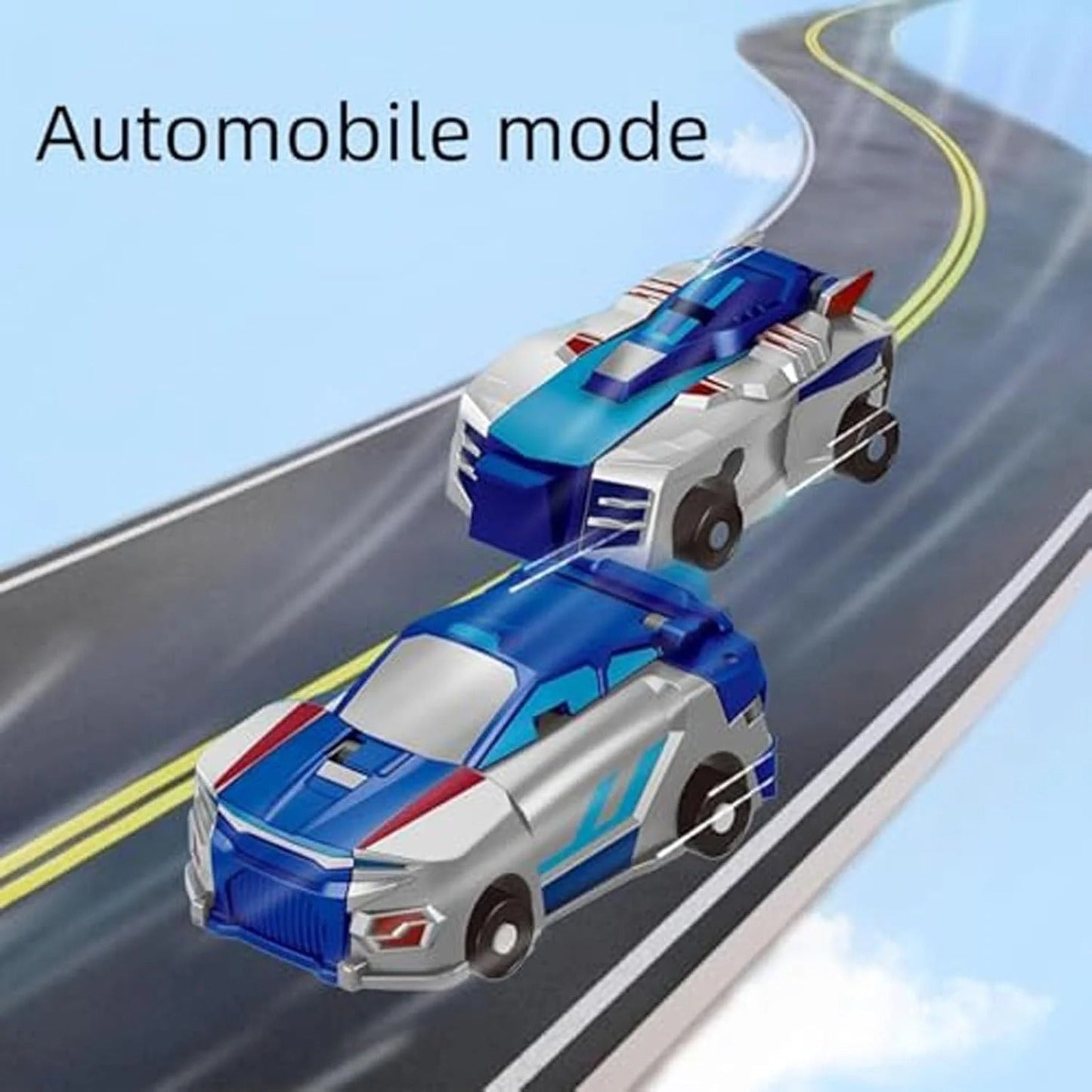 Dinosaurussen Magnetische Auto Set 2-in-1 Transformer Auto Kinderen