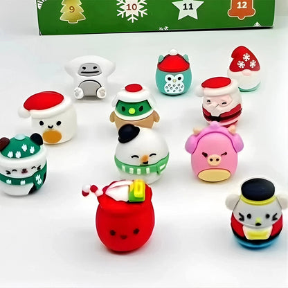 Adventskalender Kinderen 2025 Poppen Blind Box 24 Speelgoed