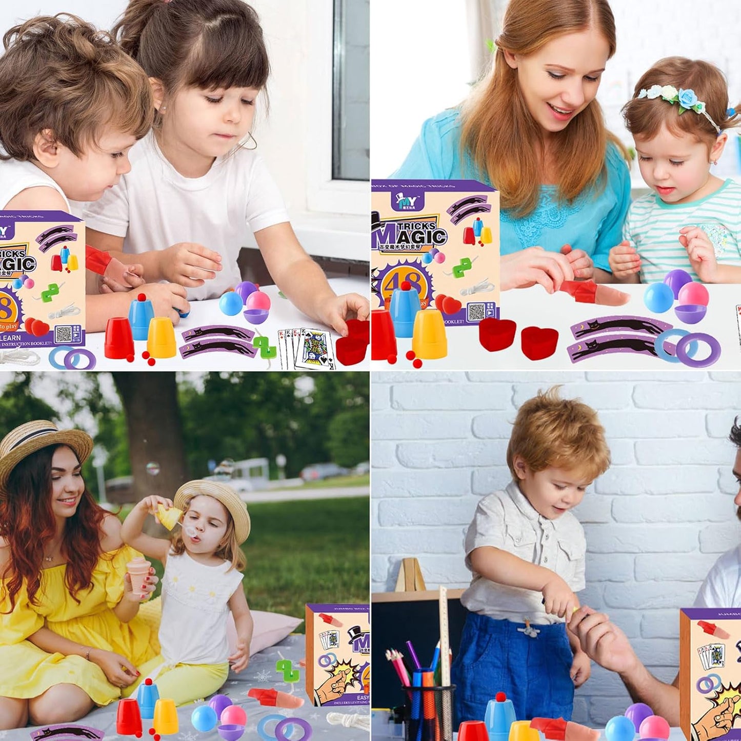 Magie Kit voor Kinderen met Goochelaar Kostuum en Tutorial Video's