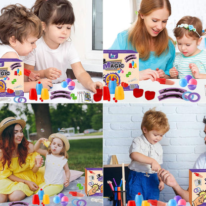 Magie Kit voor Kinderen met Goochelaar Kostuum en Tutorial Video's