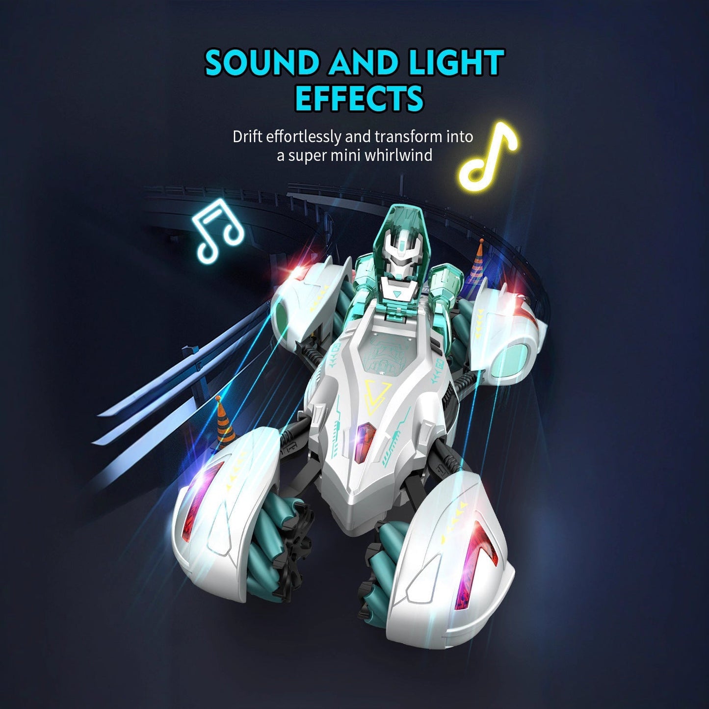 Afstandsbediening Stuntauto 360 Rotatie Drift 4WD Kinderen