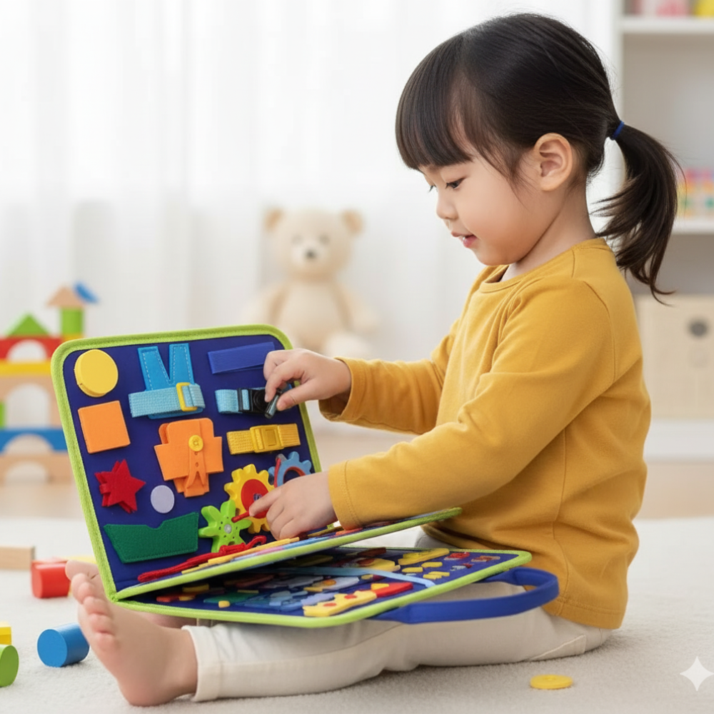 Montessori Drukbord Sensorisch Speelgoed Kinderen