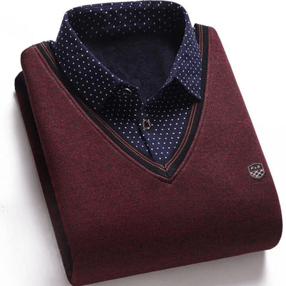 Heren Polo trui – Stijlvolle gebreide trui voor mannen in katoen en casual design