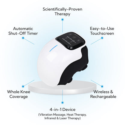 Knie Massager Warmte Therapie Pijnverlichting Gewricht Herstel Draagbaar