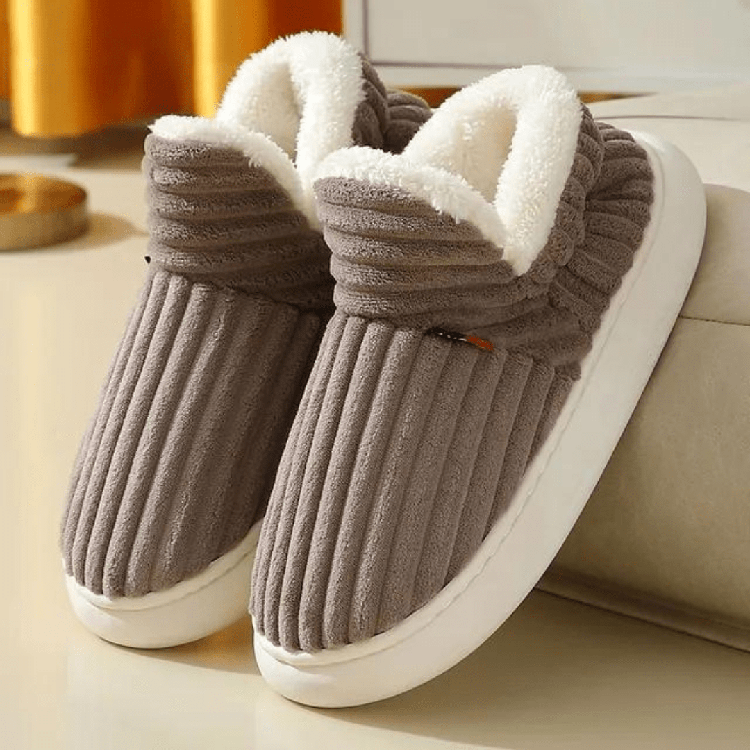 Zachte Huisschoenen Dames – Comfortabele Slippers van Hoofdkatoen voor Thuis