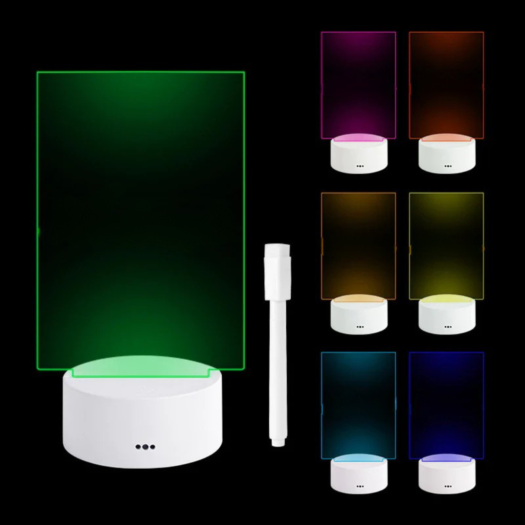 LED Acrylaat Berichtenbord Licht 60x40 cm