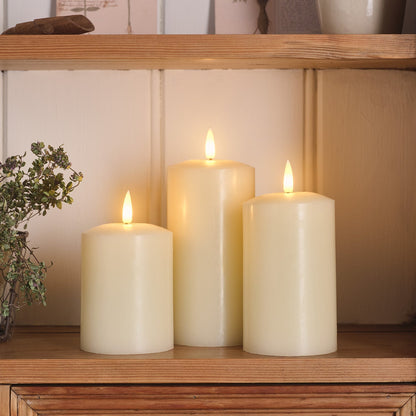 LED Flameless Wax Kaarsen met Afstandsbediening Set