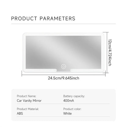LED Make-up Spiegel Auto Zonnevisier