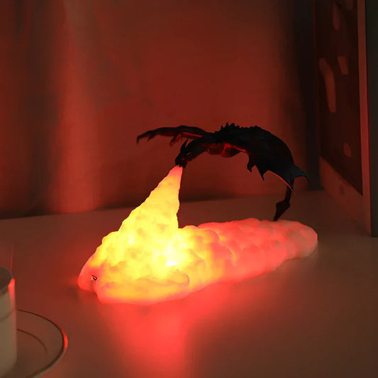 LED Nachtlamp Draak Vlam Lamp