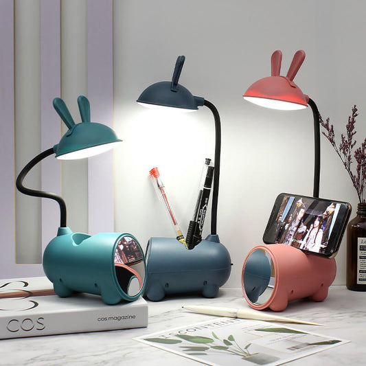 LED Touch-Lamp met Pennenhouder en USB Oplaadfunctie voor Bureau