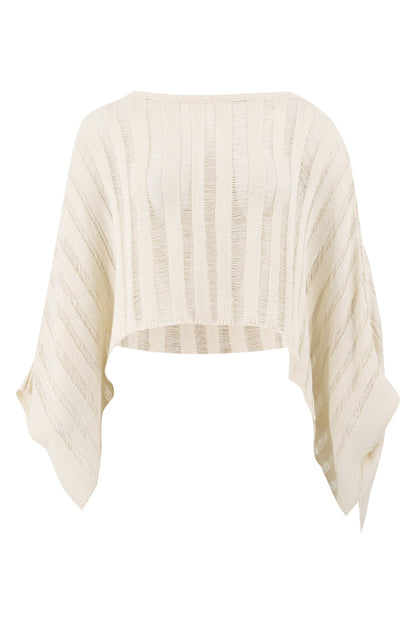 Gebreide Top Dames - Elegante Trui met Lange Mouwen voor Casual en Feestelijke Gelegenheden