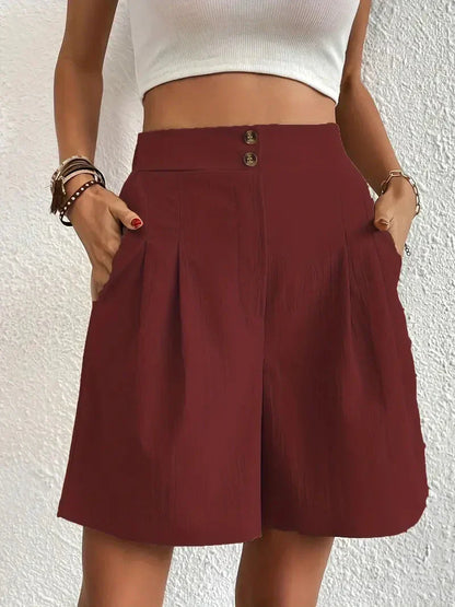 Hoge taille shorts dames – Comfortabele en modieuze shorts voor zomeroutfits